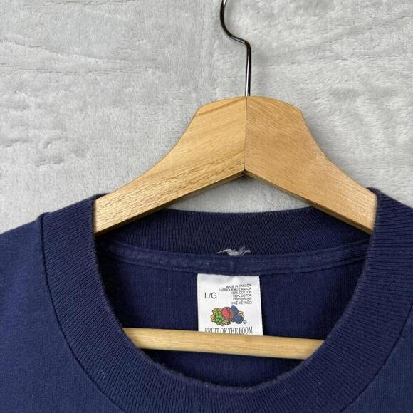 Vintage 1993 Toronto Blue Jays T-Shirt MLB Baseball Tee Fruit of the Loom Size L - Picture 3 of 7
